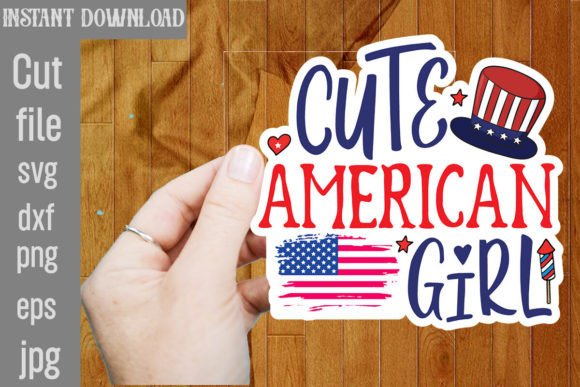 Cute American Girl SVG Cut File: A Designer's Review