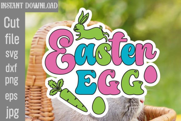 Easter Egg Retro Easter SVG