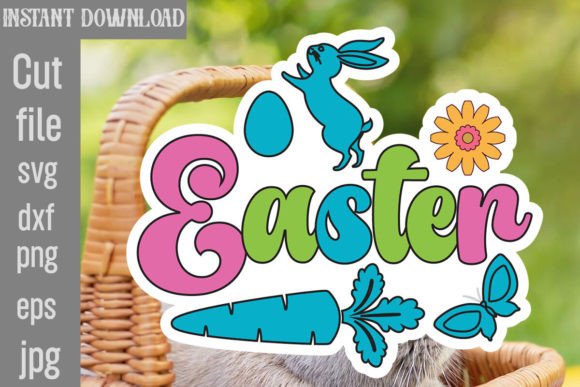 Easter Retro Easter SVG