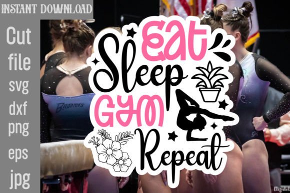 Eat Sleep Gym Repeat SVG: A Designer's Review