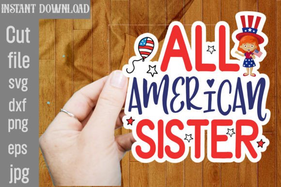 Review: All American Sister SVG Cut File for Embroidery