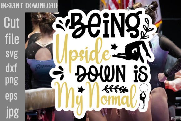 Review: Being Upside Down is My Normal SVG for Embroidery