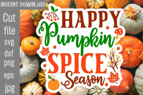 Review: Happy Pumpkin Spice Season Sticker Design