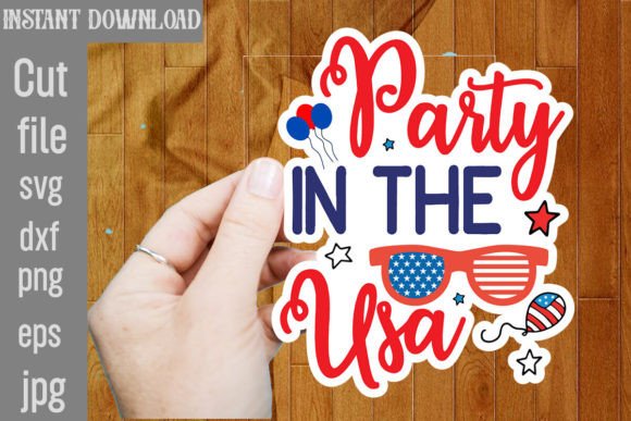 Review: Party in the Usa SVG Cut File for Embroidery