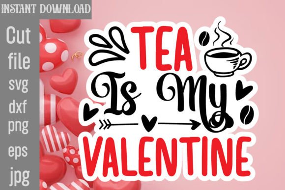 Review: Tea is My Valentine SVG for Embroidery Projects
