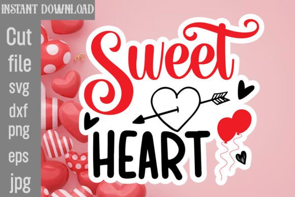 Sweet Heart SVG Cut File: A Designer's Review